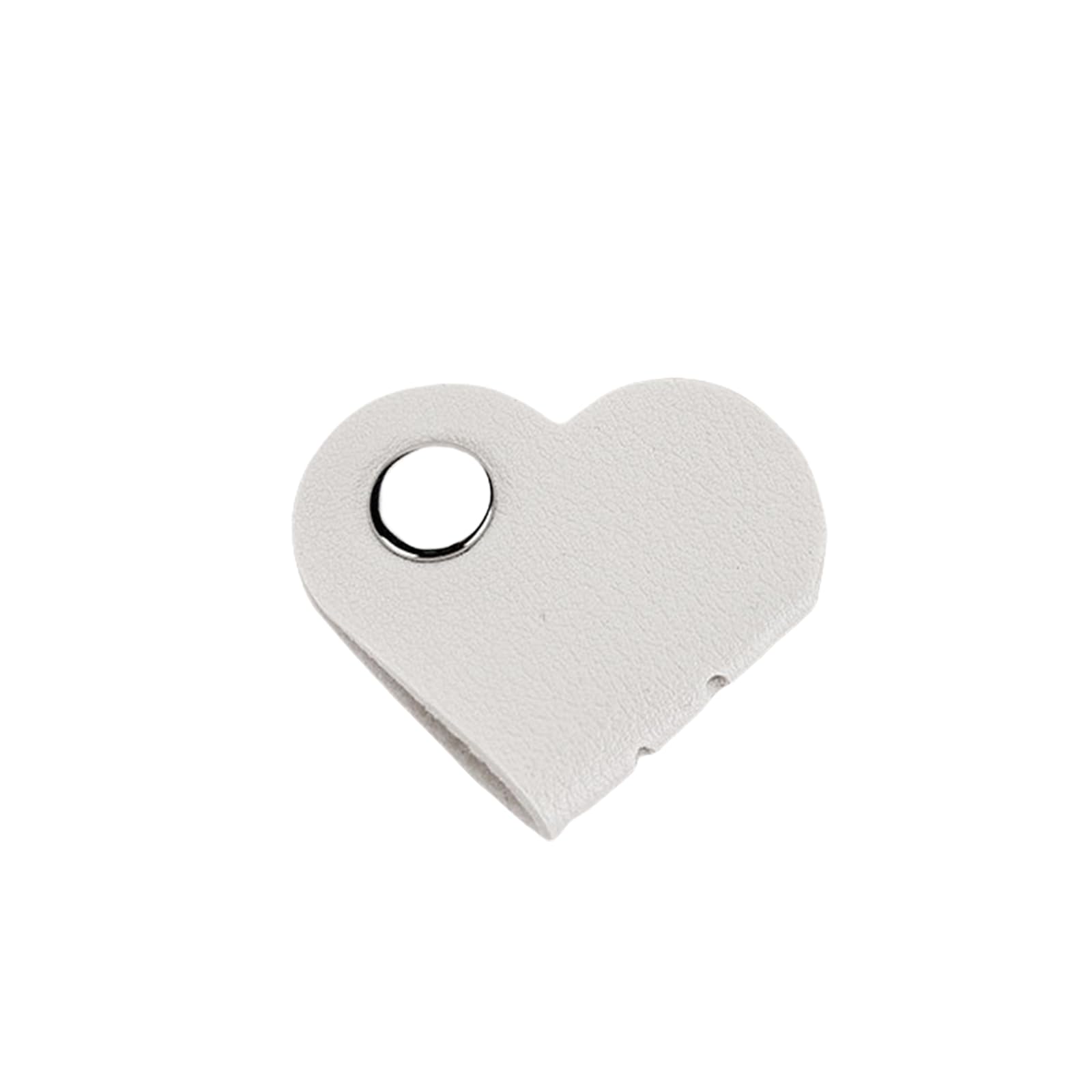 Multifunction Heart Shaped Earphone Cable Organiser PU Leather Cord Keeper for Electronics Accessories Storage Earphone Cable Management