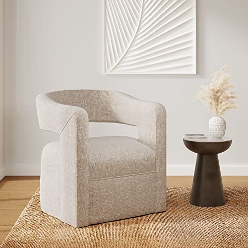 Sillón moderno con diseño curvo Natural miniatura 2