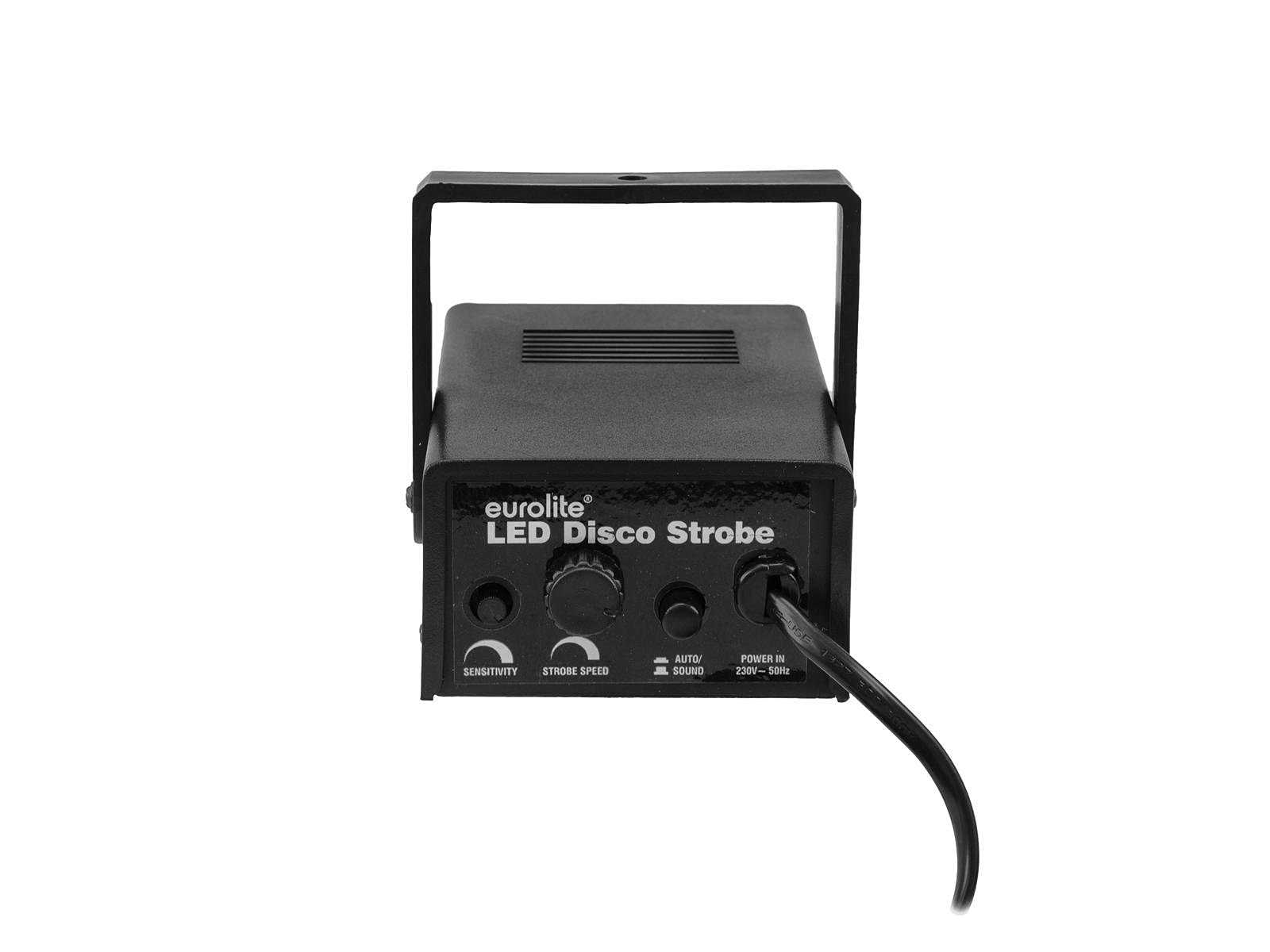 EUROLITE LED Disco Strobe weiß, Sound | Kompaktes Strobe mit 24 LEDs und Musiksteuerung