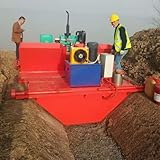 Capacité de revêtement en béton haute résistance : crée des fossés en béton durable et lisse pour une gestion de l'eau à long terme.