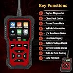 Car OBD2 Scanner for Cadillac XT5 2016-2022, V539 Car Fault Code Reader with Reset, OBDII Diagnostic Scan Tool Code Reader Accessories