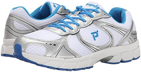 Propet Men's XV550 Athletic Shoe, White/Royal Blue, 9.5 N US | Image 6