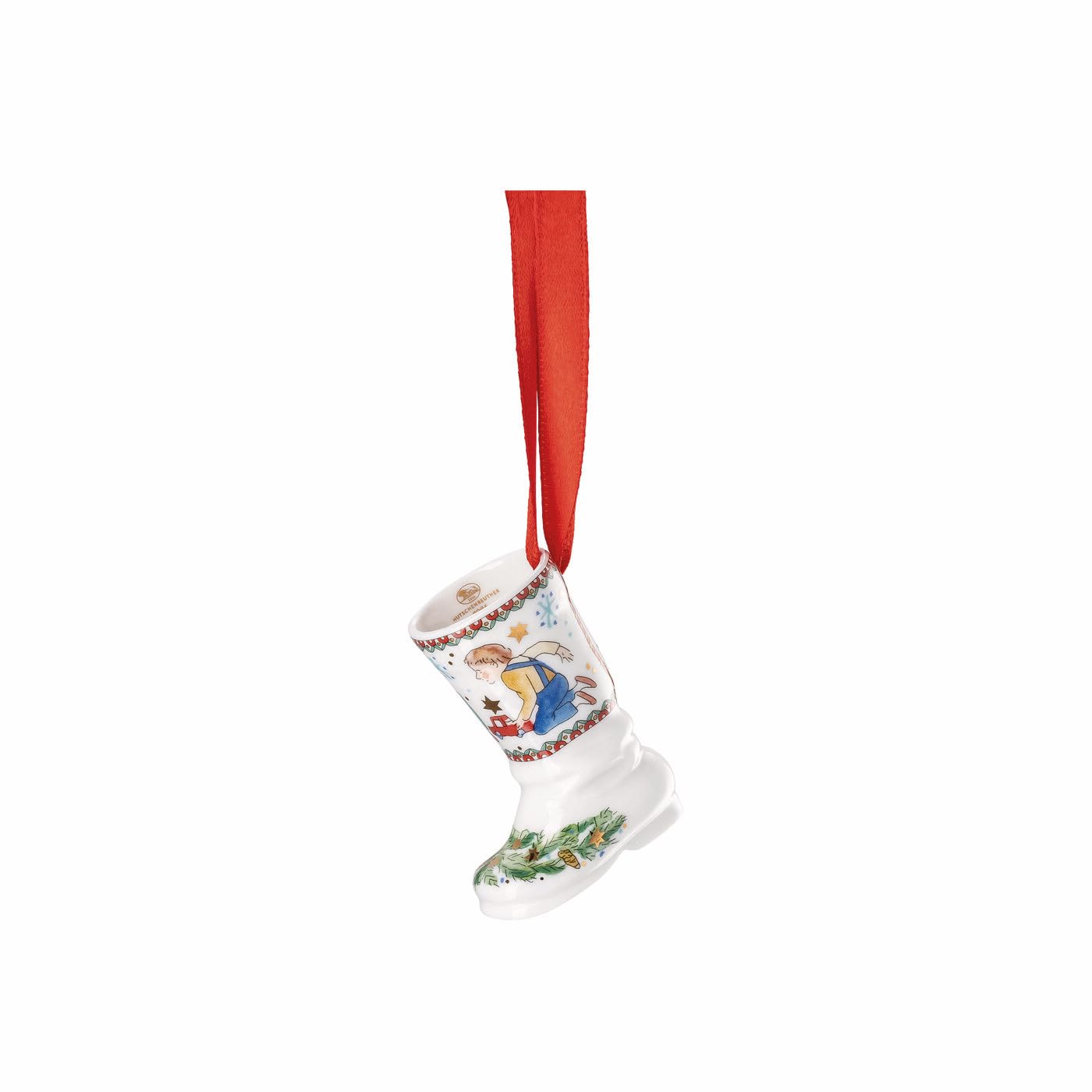 Hutschenreuther Christmas Collection 2025 Christmas Games Porcelain Mini Boots Cars / 2.7 x 4.5 x 5.2 cm