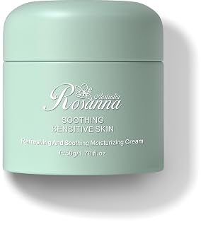 Soothing Moisturizing Cream for Sensitive Skin,Australia Skincare,Daily and Night Face Moisturizer for Women,Dermatologist-tested to Calm,Relieve Redness,Soothe Dryness,1.78 fl oz
