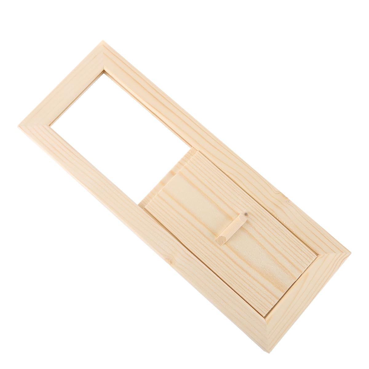 Alnicov Sauna Ventilation Grille Steam Room Window Cedar Wood Rectangle Air Vent Long-lasting Easy to Fit for Steam/Sauna Room