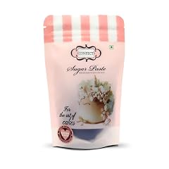 Confect Electric Purple Sugar Paste | Edible Sugar Paste | Fondant for Cake Decoration | Edible Fondant Chefs Choice for Cake Decorating - 250 Gms