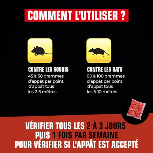 K.PRO Grains raticide rats et souris 150g – vue 4