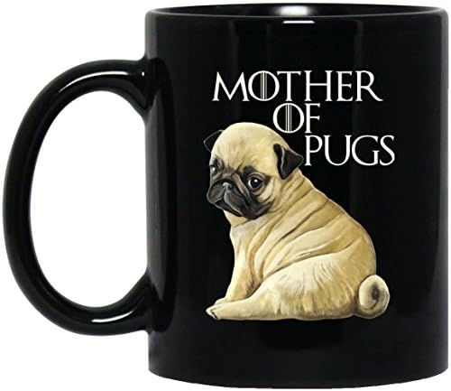 Taza con diseño de carlino con texto en inglés "Mo...