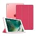Produktbild Fintie Hülle für iPad 9.7 Zoll 2018 2017 / iPad Air 2 (2014) / iPad Air (2013) - Ultradünn Schutzhülle mit transparenter Rückseite Abdeckung Cover mit Auto Schlaf/Wach, Jeansoptik Rot