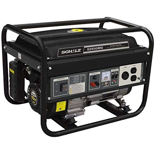 Gerador de Energia à Gasolina 4T Partida Manual 2,5 KVA Bivolt com AVR-SCHULZ-S2500MG