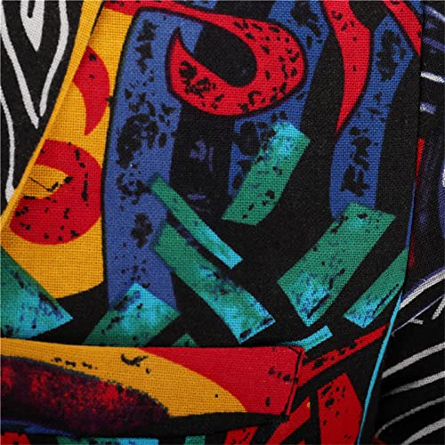 Men Floral Printed Suit Blazer Casual 1 Button Party Dress Jacket Stylish Notched Lapel Slim Fit Party Sport Coat3