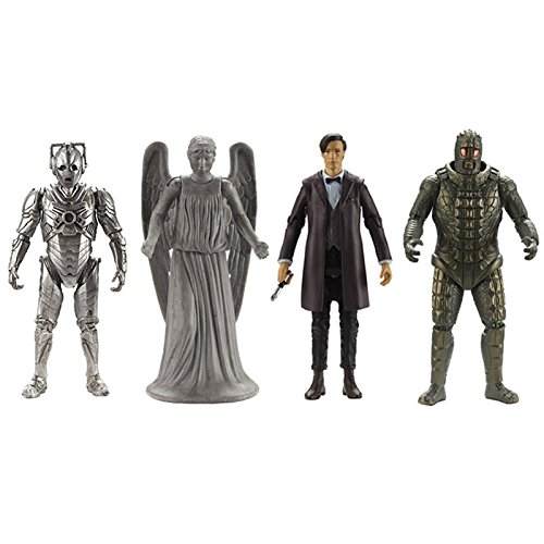 Image of Dr Who Figures 3.75 inch (Doctor, Weeping Angel, Ice Warrior And Cyberman Figures)