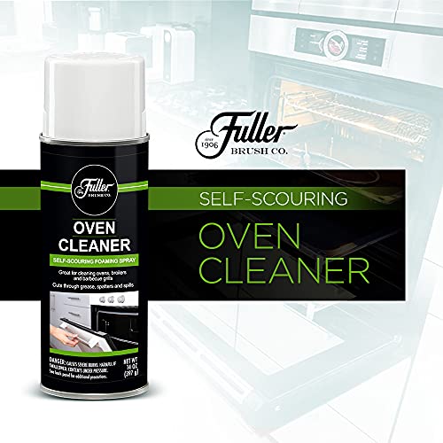 Fuller Brush Self-Scouring Oven Cleaner - Spray On Heavy Duty Cleaner For Ovens Broilers And Barbecue Grills Efficiently Cuts Through Grease Grime Spills And Splatters With Minimal Scrubbing #TOP1