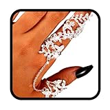 Yalice Charm Leaf Full Finger Ring Bracelets Dainty Knuckle Open Ring Harness Hand Chains Adjustable Statement Rings Jewelry for Women Gift (Silver-2)