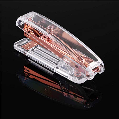 Alsisk Stapler,Clear Desk Stapler With 1000 Pieces Staples - Rose Gold (Stapler) #TOP5