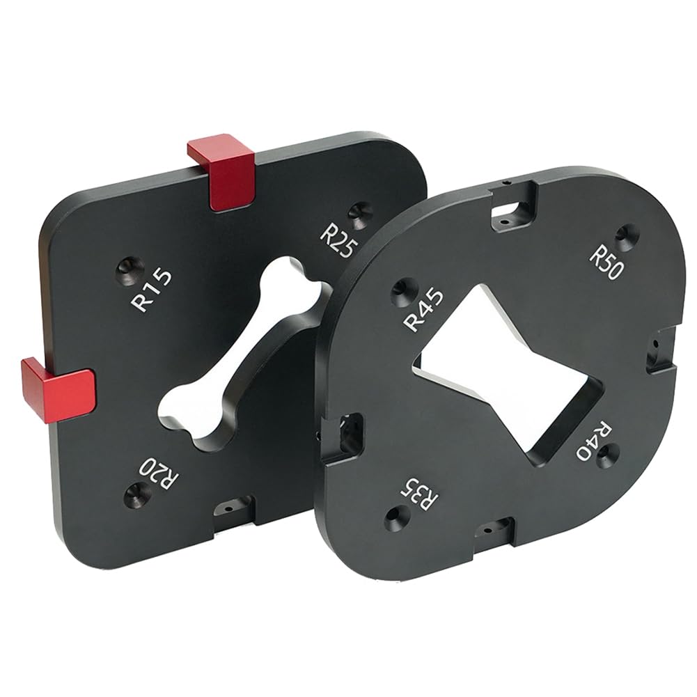 Fräser-Eckradiusschablone für die Holzbearbeitung, Fräser-Ecklehren und -Schablonen R15/R20/R25/R30/R35/R40/R45/R50