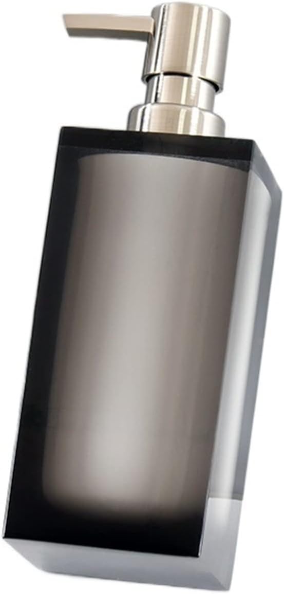 Soap Pump Dispenser Nordic Simple Soap Dispenser Shampoo Press Bottle Hotel Bathroom Decoration Supplies 400ML Lotion Bottle Bottles Dispenser (Color : Gris)