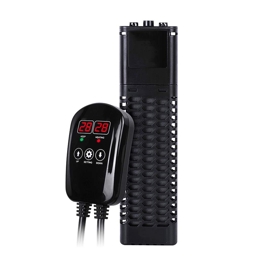 Calentador sumergible para pecera, calentador de acuario de alta potencia de 50-1200 W con controlador táctil externo y protección contra sobretemperatura