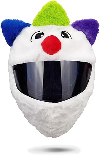Miniatura 19 de Funda para casco de motocicleta de cara completa, fácil de instalar, tapa antipolvo, casco de motocicleta, paseos divertidos, juego de felpa Gorro