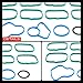 A-Premium Lower Engine Intake Manifold Gasket Set Compatible with Ford Explorer 2006-2008, Mustang 2005-2008, Explorer Sport Trac 2007-2008 & Mercury Mountaineer 2006-2008 & Avanti Avanti, 4.6L