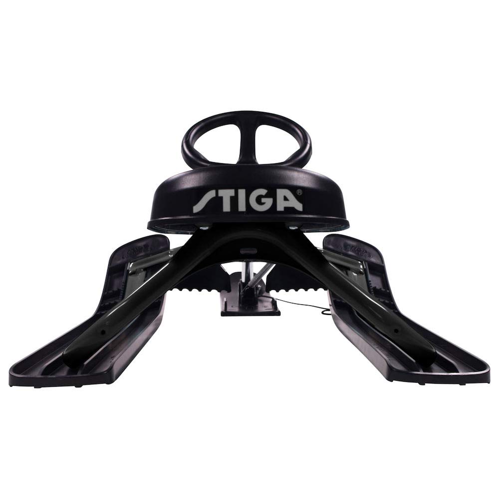 STIGA Snowracer Iconic Trineo Clásico Niños 5+ Años Volante Freno Cuerda Remolque