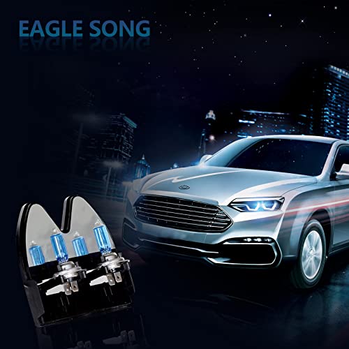 Yonput 2 Pcs Automotive H7 Halogen Headlight Bulb 12V 100W Fog Light Bulbs Px26D Lamp Holder White Super Bright Headlamp Fit For Cars Motorcycles #TOP3