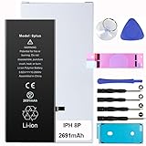 Obtenez d'excellentes performances avec notre kit de remplacement de batterie pour iPhone. Durée de vie de la batterie plus longue (1000 cycles) et charge rapide et efficace en utilisant les puces IC intelligemment construites, d'excellentes cartes de circuits imprimés, des cellules de batterie de première classe et les mieux notées. Avec une utilisation moyenne, vous pouvez obtenir jusqu'à plus de 24 heures d'autonomie, tandis qu'une utilisation intensive peut permettre à votre iPhone de fonctionner pendant des heures. Restaurez la durée de vie de votre batterie et économisez de l'argent !