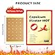 Schmerzlinderung Patch, 80 Stück Schmerzpflaster Knie, Pain Relief Patches, Soreness Relief Patch, für Knie, Rücken, Nacken, Schulter, Taille