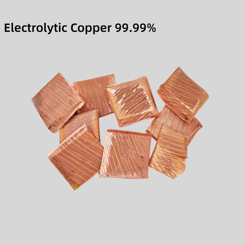 High Purity Cathode Copper Cu99.99% - 1 kg Electrolytic Copper Block for Industrial Use