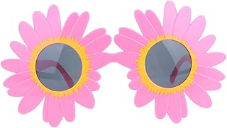 2 Pçs Óculos De Sol De Flor Para Meninas Óculos De Sol Funky Óculos De Sol Para Meninas Acessórios Para Fotos Havaiano Óculos De Festa Luau Favor De Festa Óculos Engraçados