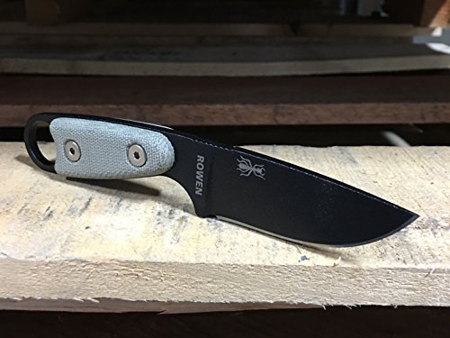 Esee Black Izula W/Grey Micarta Handles And Molded Polymer Sheath #TOP4