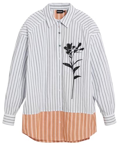 Desigual Cam_orten Caraco, Noir/Blanc, S Femme