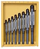 New Expanding Adjustable Hand Reamer 8 Piece Set 15/32"- 1.1/16" - Boxed Packed