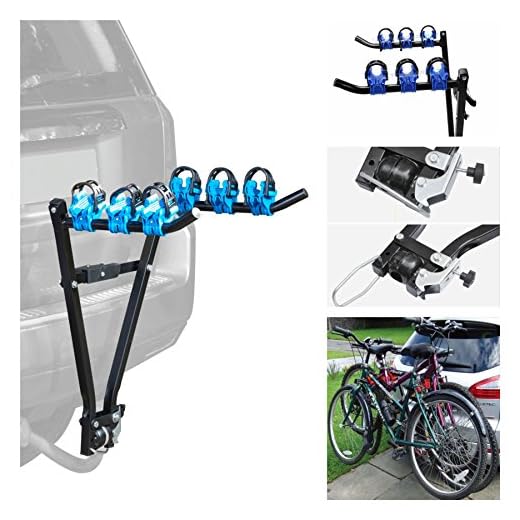 UKB4C 9-4X 2011-2017 3 Bike Carrier Rear Towbar Towball Mount Cycle Rack Bicycle