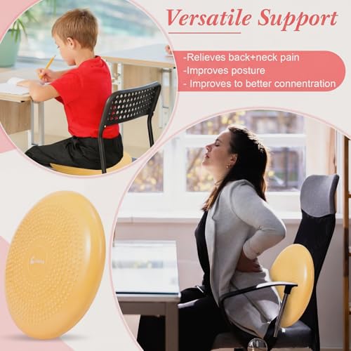 Image of Libima 4 Pcs Wiggle Seat for Kids Inflated Wobble Cushion