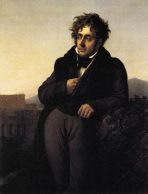 Tableau De Chateaubriand impression d'art premium Girodet De Roucy triosson 60x90