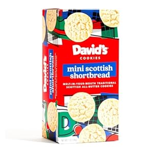 David’s Cookies Pure Butter Shortbread Cookies – Traditional Mini Scottish Butter Shortbread Cookie Box – Fresh & Yummy Shortbreads For Tea & Coffee Time – Original Recipe Made In Scotland – 1 Pack