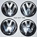 SXhhqhsm brand new 76MM Wheel Center Hub Cap For Apply to 04-10 Volkswagen Touareg 16" 17" 18" 19" Wheel Center Hub Caps Cover(4 Pcs)