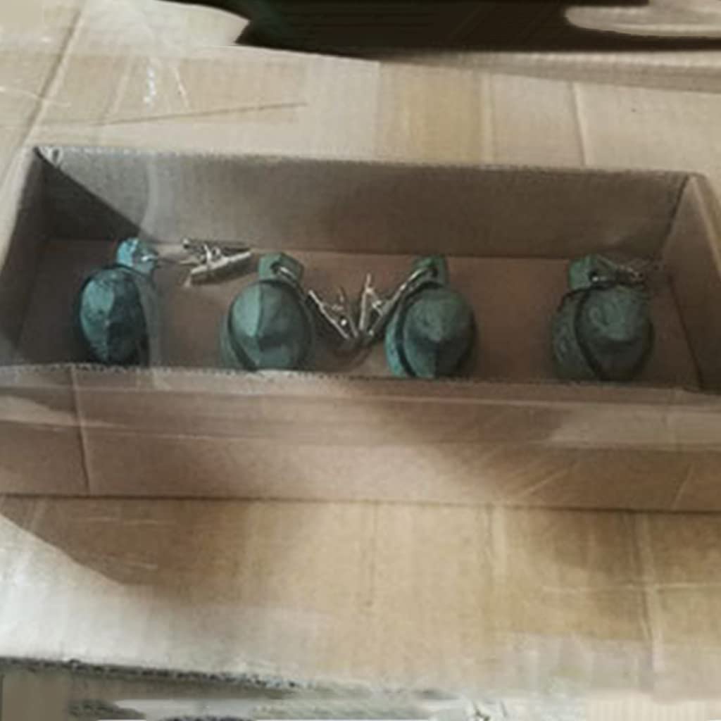 4 Tovaglie Peso Clip Ferro Uccelli Antivento Resistente