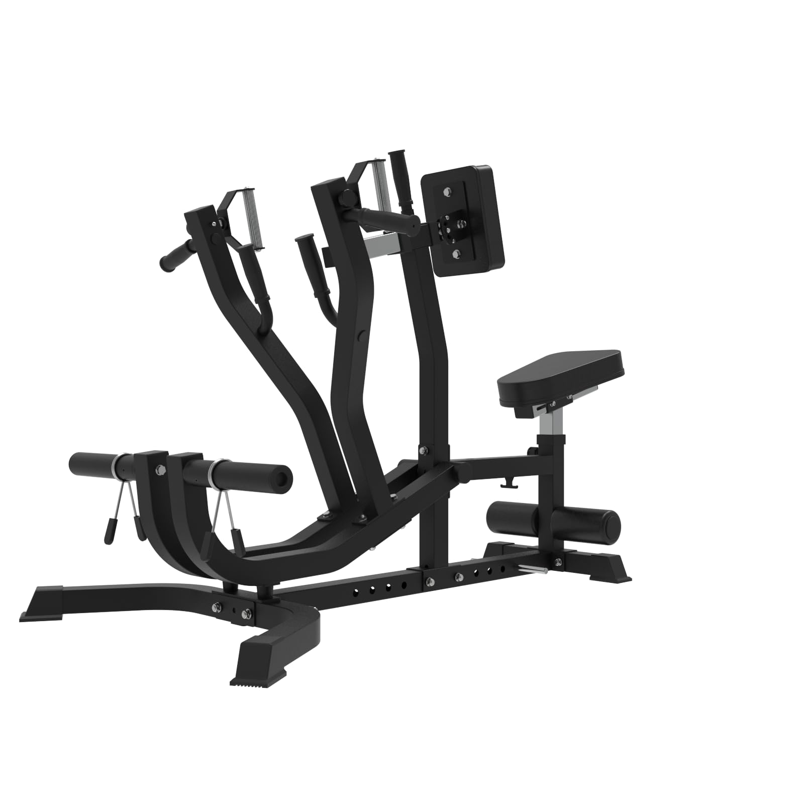 Bad Company Rückenmaschine/Rudermaschine I Rudergerät für das Rückentraining im Homegym I BCA-28