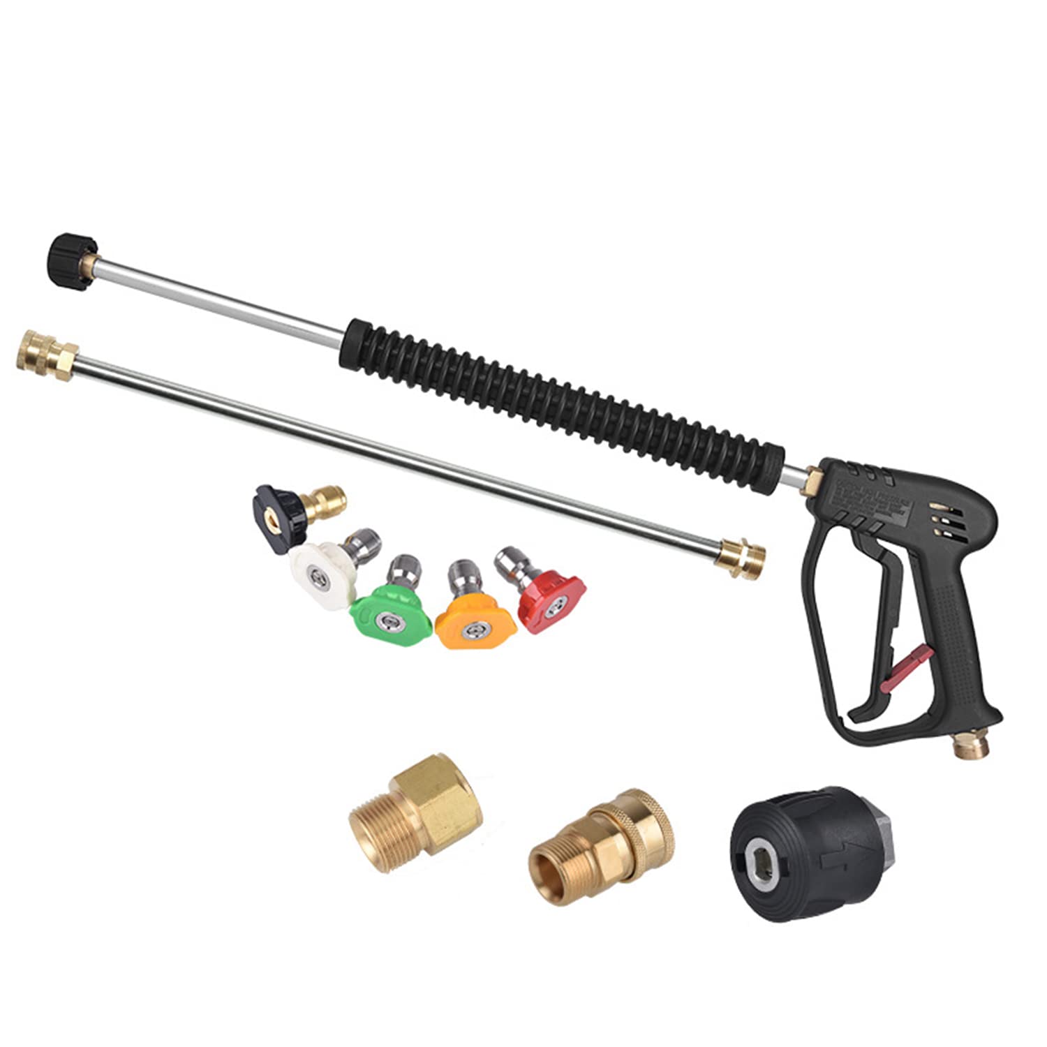 Set 7 Punte Per Idropulitrice + Portaugelli – 4000 PSI – Fellers Small Engines