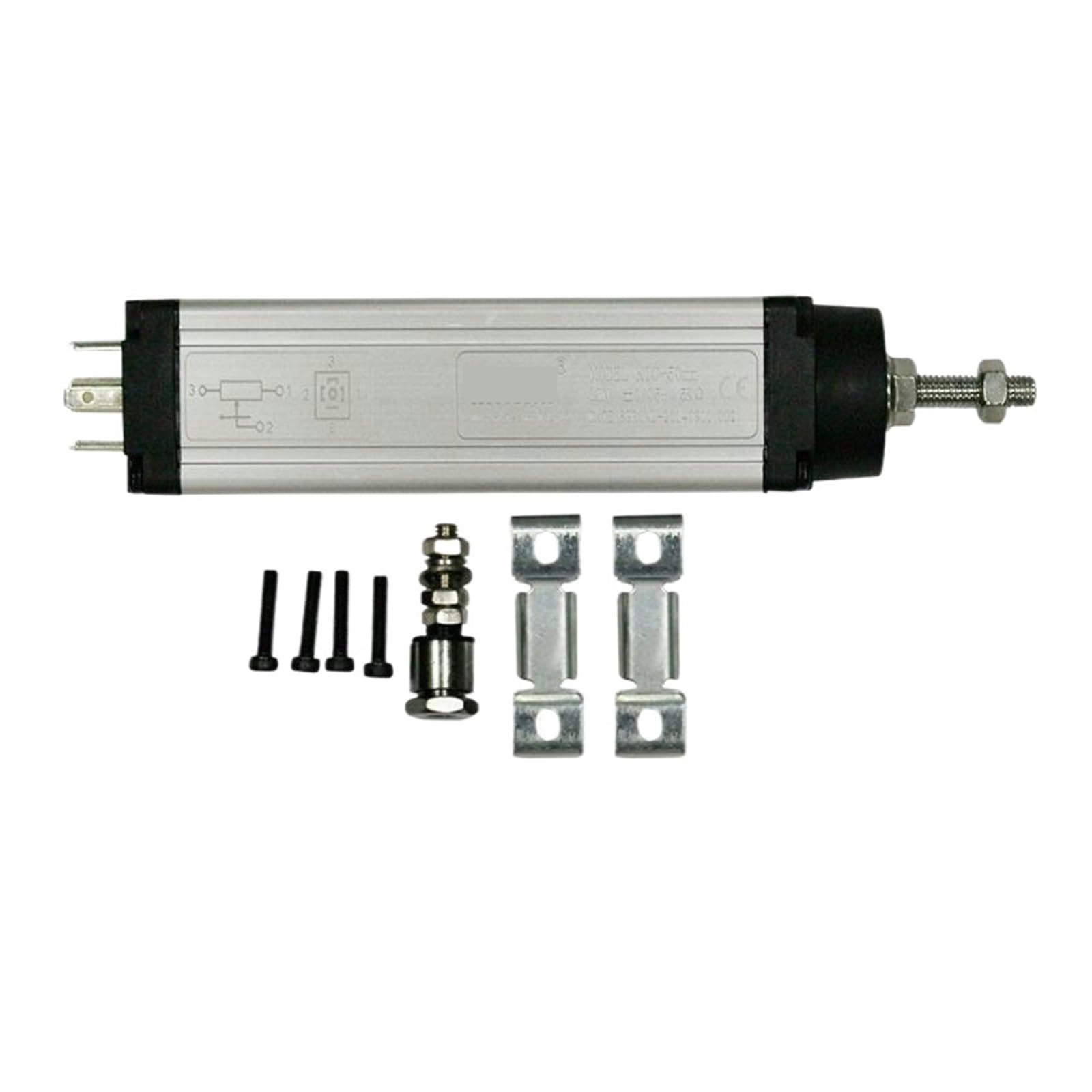 Sensor de desplazamiento lineal KTC1 de 200 mm con varilla de tracción para inyectoras