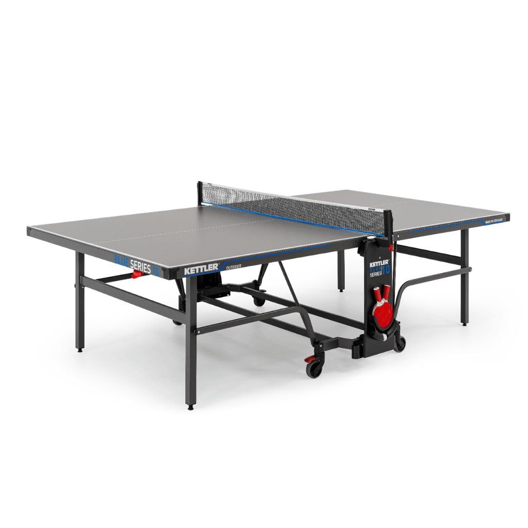KETTLEROutdoor 10 Table Tennis Table, Professional Table tennis table, TUV tested, made in Germany
