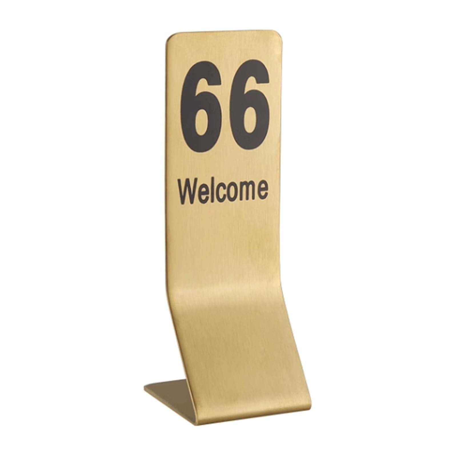 MYUYEE Metal Gold Premium Place Card Holder 10 Pcs Double Sided Table Number Stand Table Card Holder For Dinner Parties Banquet Event