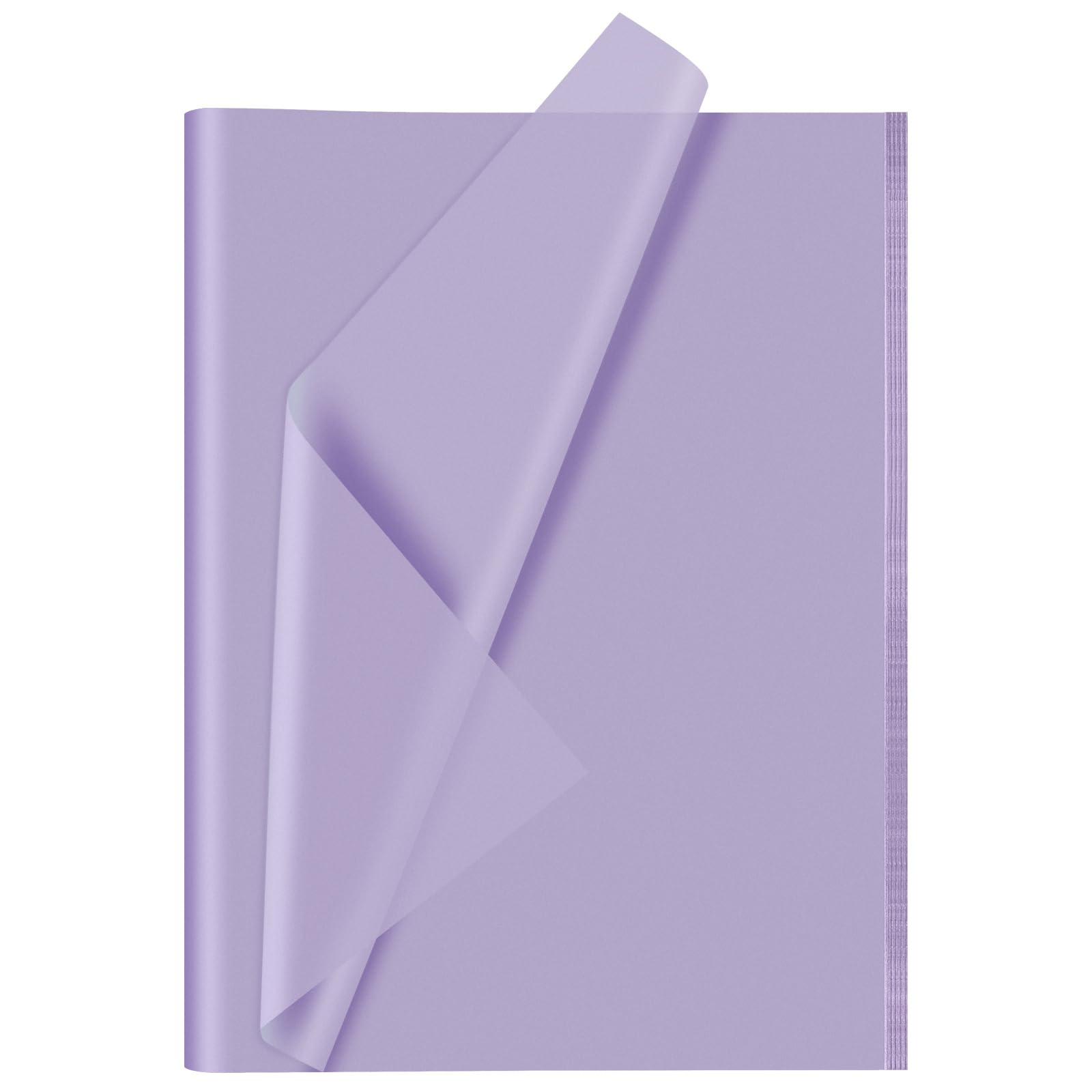 CHRORINE 60 Sheets Taro Purple Tissue Paper Art Gift Wrapping Tissue Paper Bulk for DIY Crafts Decor Birthday Holiday Party （ 20 x 14.5 inches）