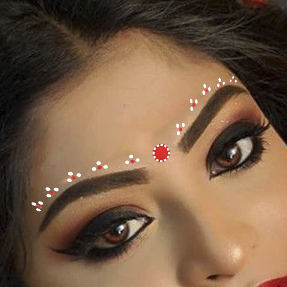 Comet Busters Traditional Bridal Bengali Wedding Bindi For Women (BV1736)-image-34