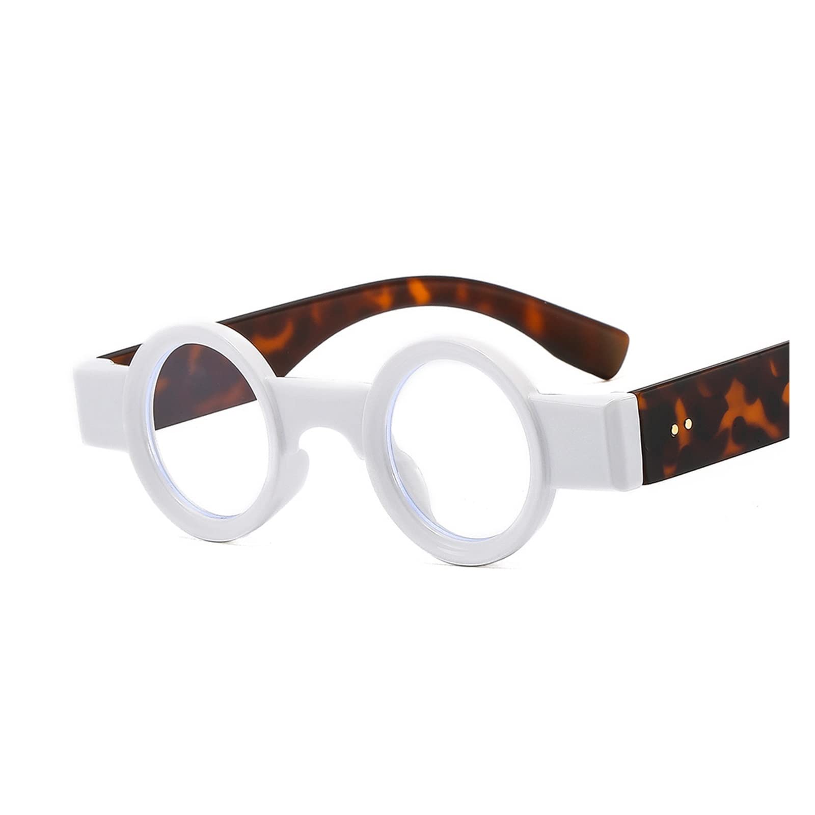 Przezroczyste małe okrągłe okulary dla kobiet moda przezroczyste okulary komputerowe retro okulary optyczne moda vintage