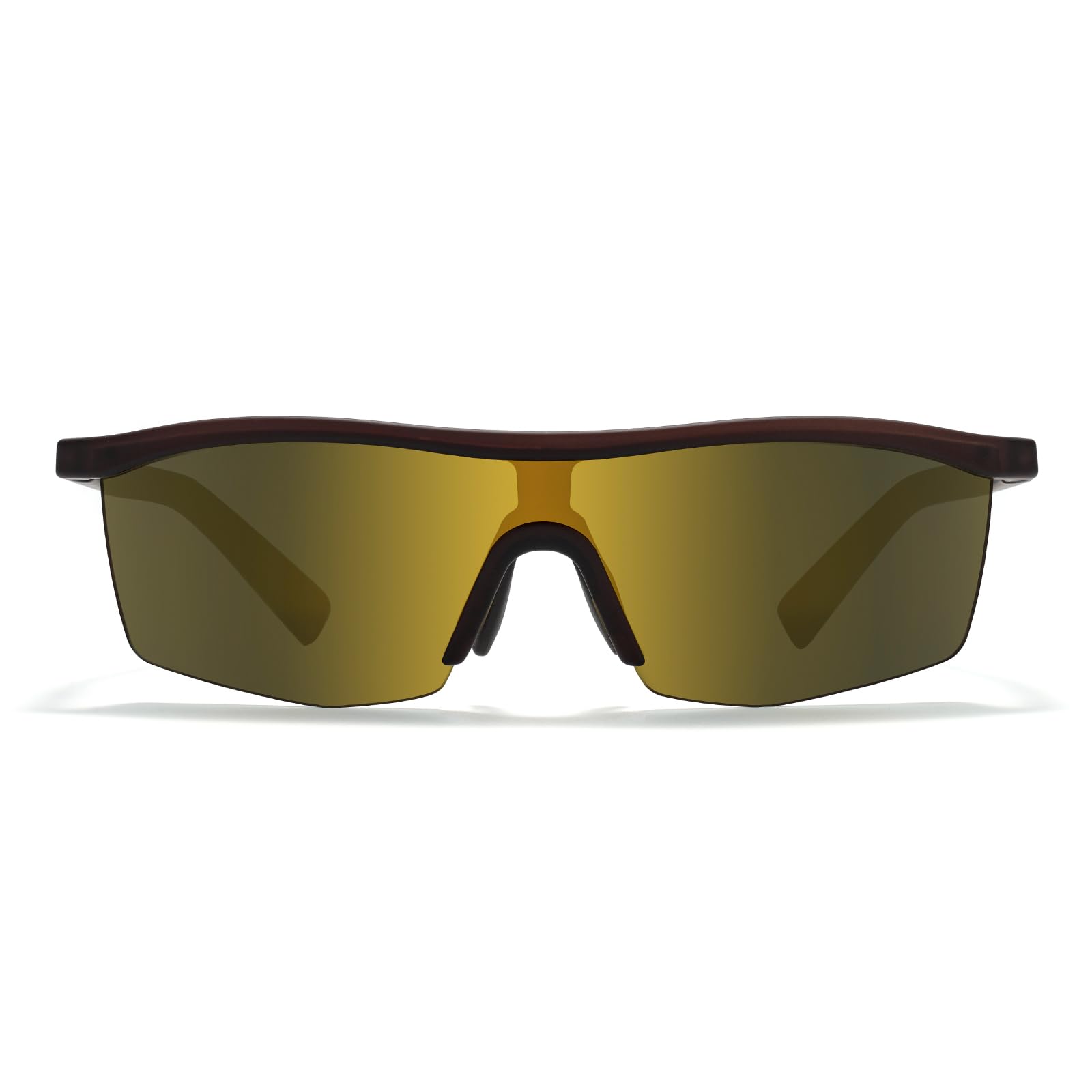 TIJN Anti-Slip Sports Sunglasses for Men Women UV400 Running Baseball Cycling Driving Fishing Outdoor Glasses Rail