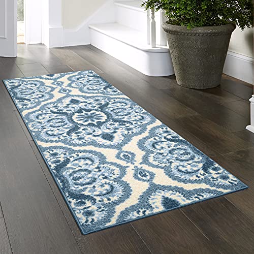 Maples Rugs AG5956406 Vivian Medallion Runner Rug Non Slip Hallway Entry Carpet [Made In Usa] thumb #4