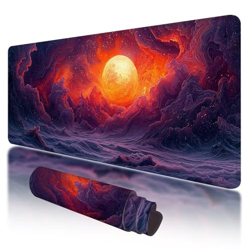 Grand tapis de souris violet 1000x500 pour sublimer votre setup de gamer